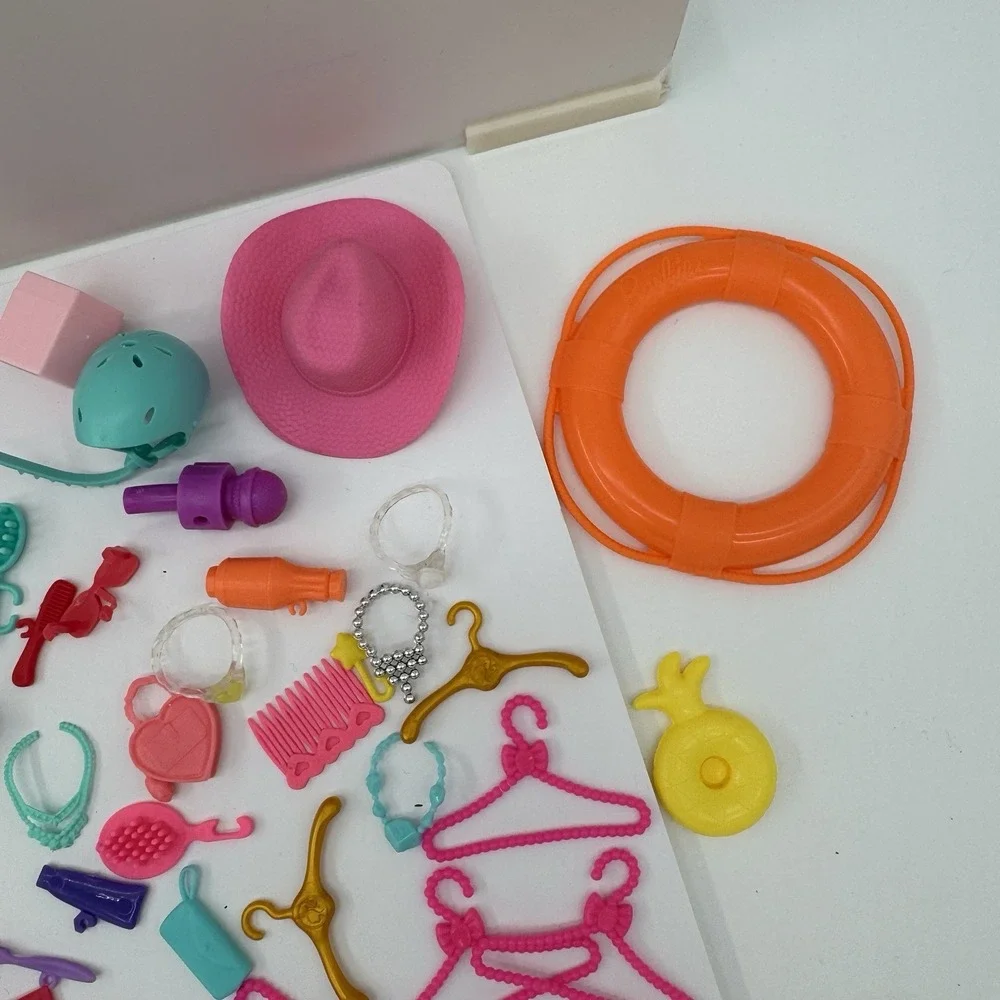 Barbie Doll Accessories Lot 64pc Mixed‎ Shoes Hangers Hats